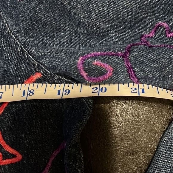 Choices embroidered denim blazer size medium - Picture 7 of 9